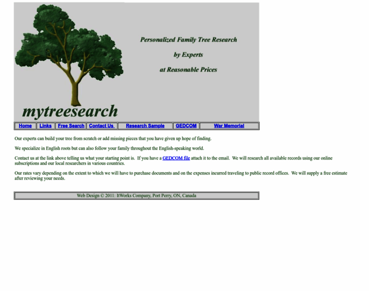 Mytreesearch.com thumbnail