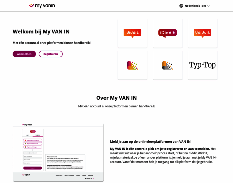 Myvanin.be thumbnail