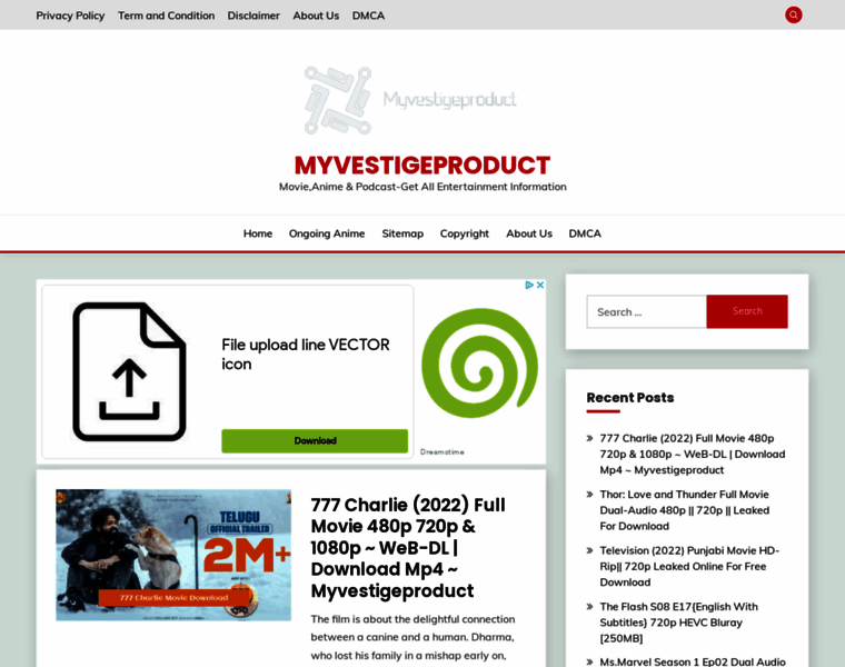 Myvestigeproduct.com thumbnail