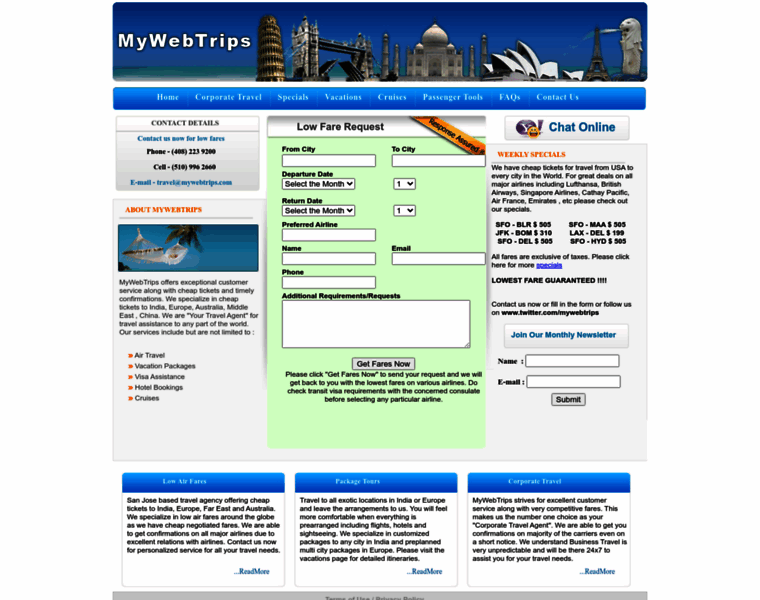 Mywebtrips.com thumbnail
