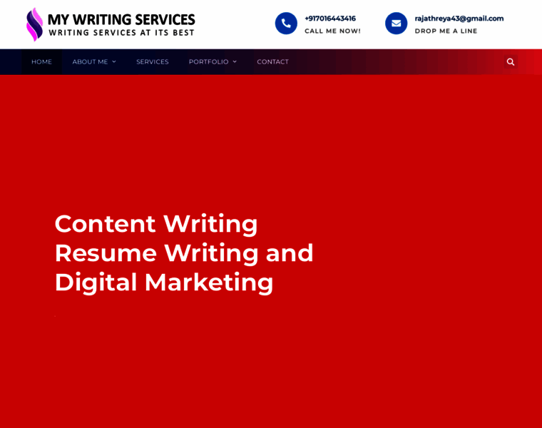 Mywritingservices.in thumbnail