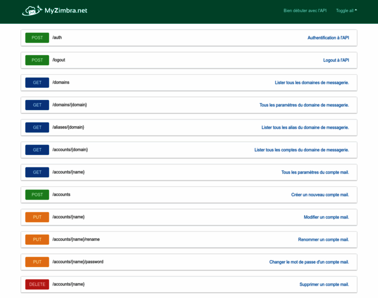 Myzimbra.net thumbnail