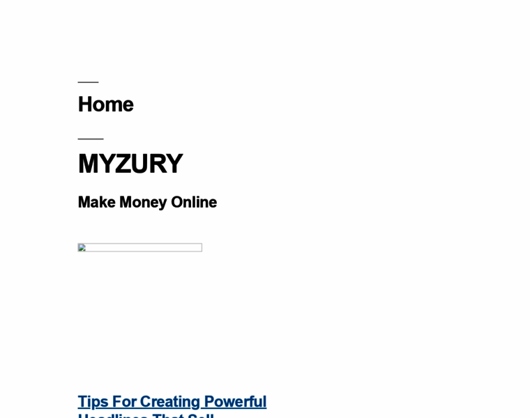 Myzury.com thumbnail