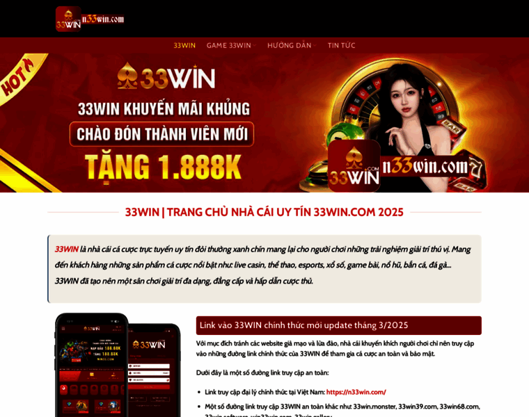 Khám phá Thế giới Giải Trí Trực Tuyến với Link 33win - Cơ Hội Trúng Thưởng Khổng Lồ
