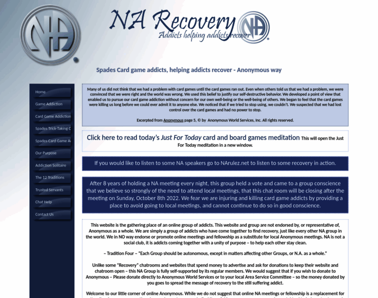 Na-recovery.org thumbnail