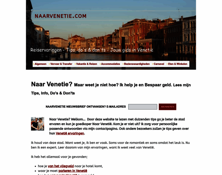 Naarvenetie.com thumbnail