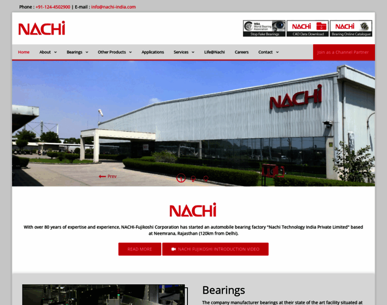 Nachi-india.com thumbnail