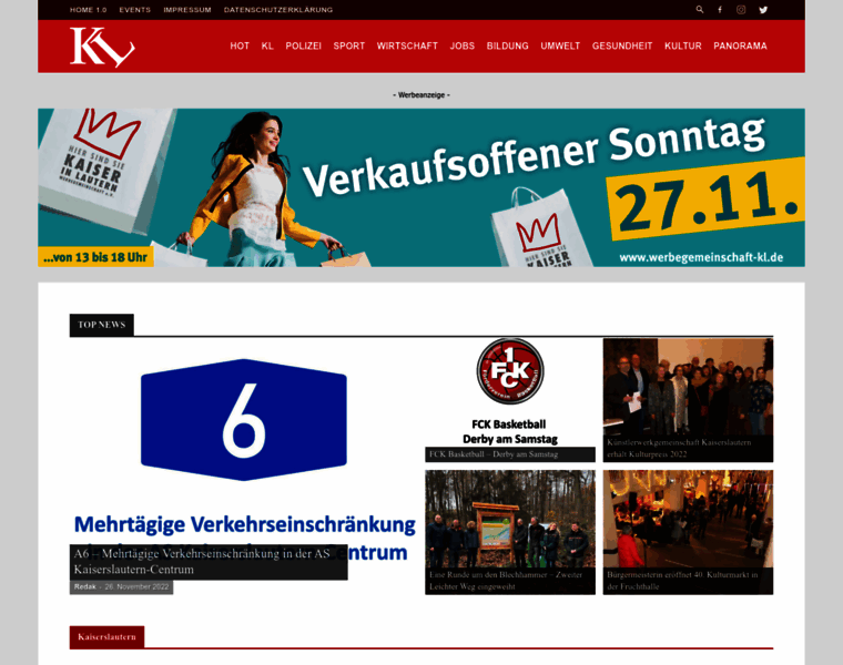 Nachrichten-kl.de thumbnail