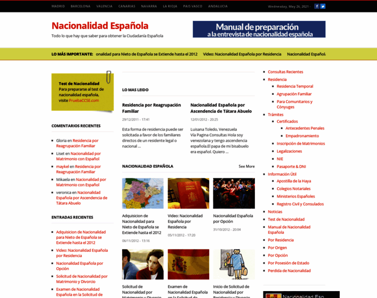 Nacionalidadespanola.com thumbnail