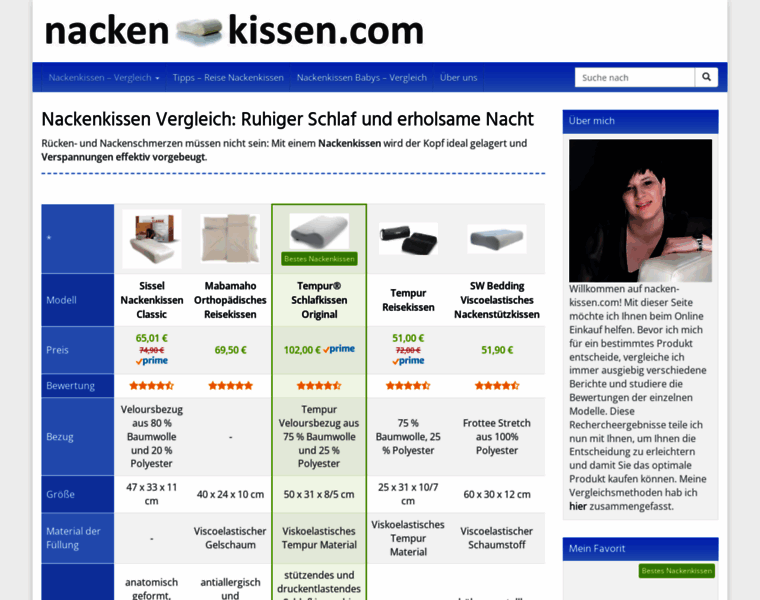Nacken-kissen.com thumbnail