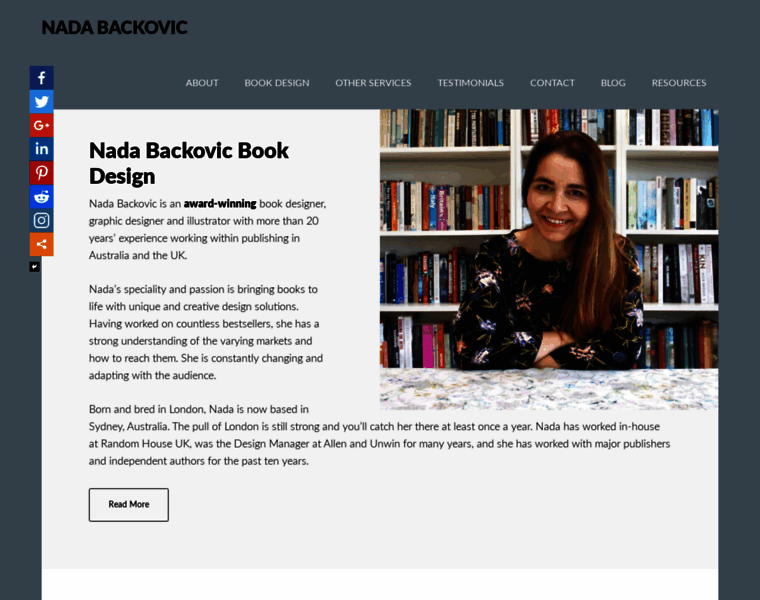 Nadabackovic.com thumbnail