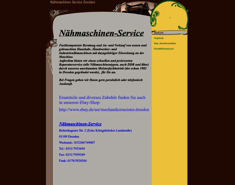 Naehmaschinen-service-dresden.de thumbnail