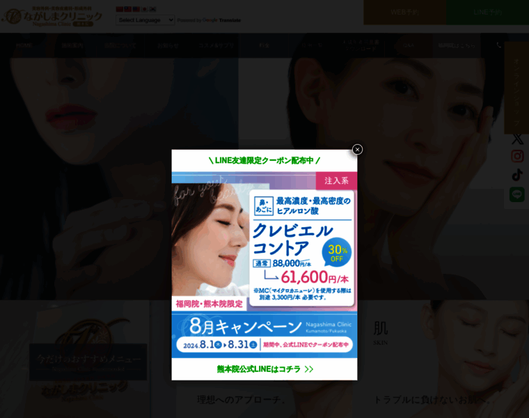 Nagashimaclinic.net thumbnail