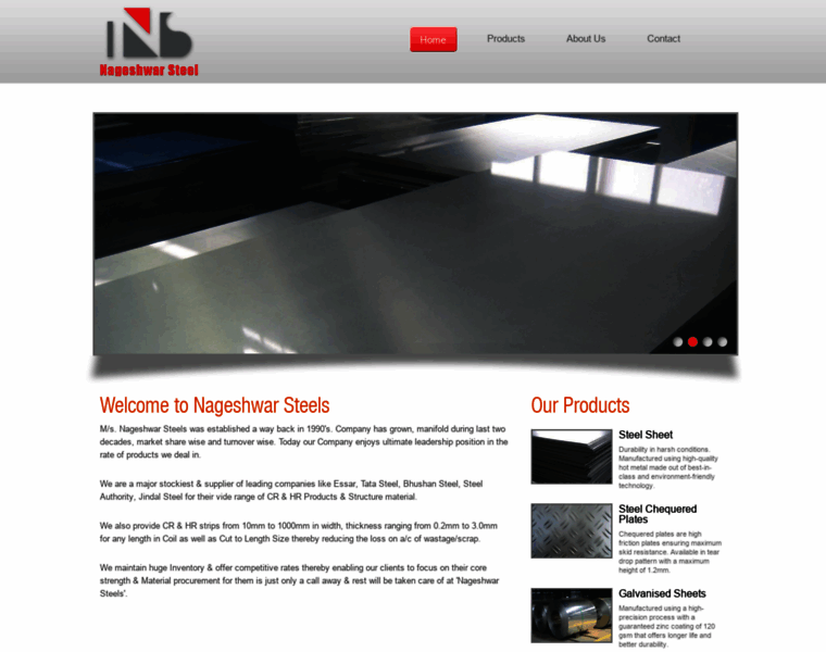 Nageshwarsteels.com thumbnail