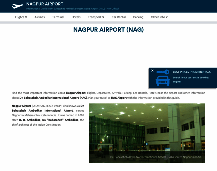 Nagpurairport.com thumbnail