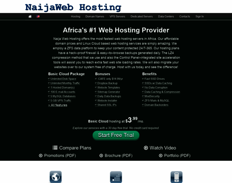 Naijawebhosting.com thumbnail