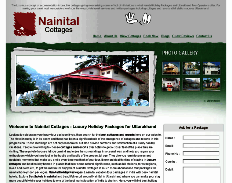 Nainitalcottages.com thumbnail