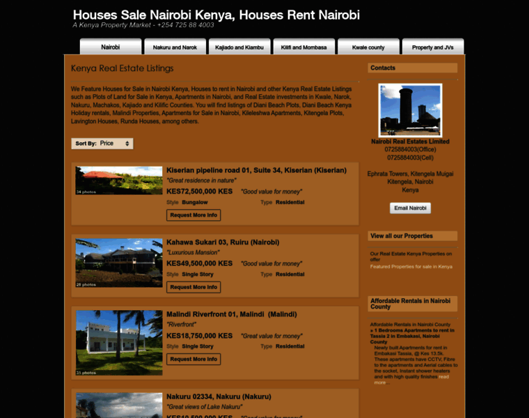 Nairobirealestates.com thumbnail