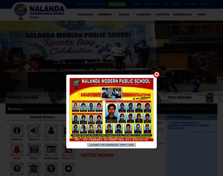 Nalandamodernpublicschool.com thumbnail
