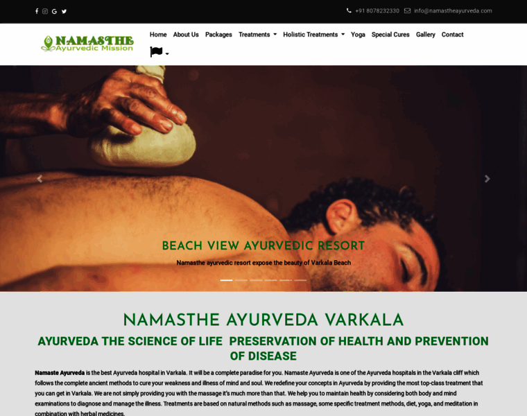 Namastheayurveda.com thumbnail