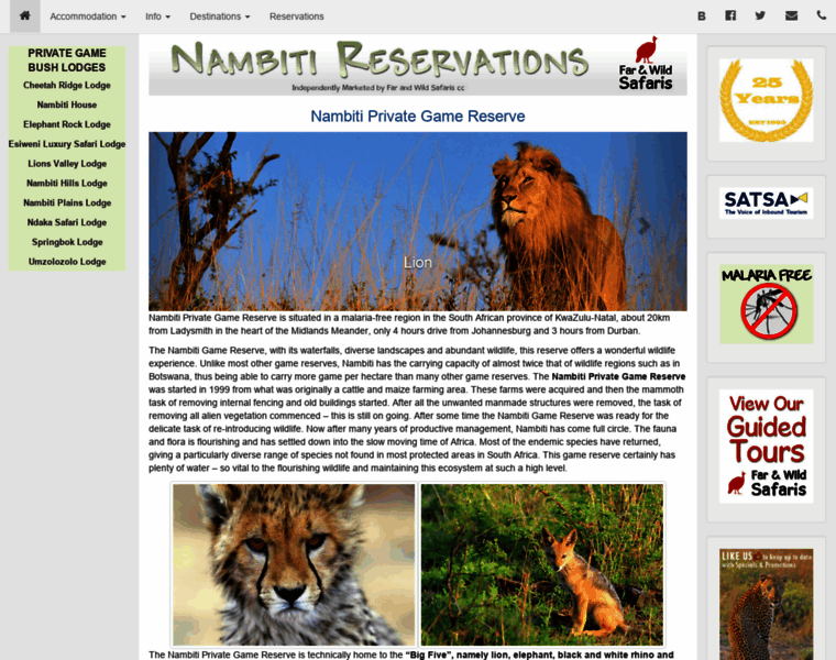 Nambitireservations.co.za thumbnail