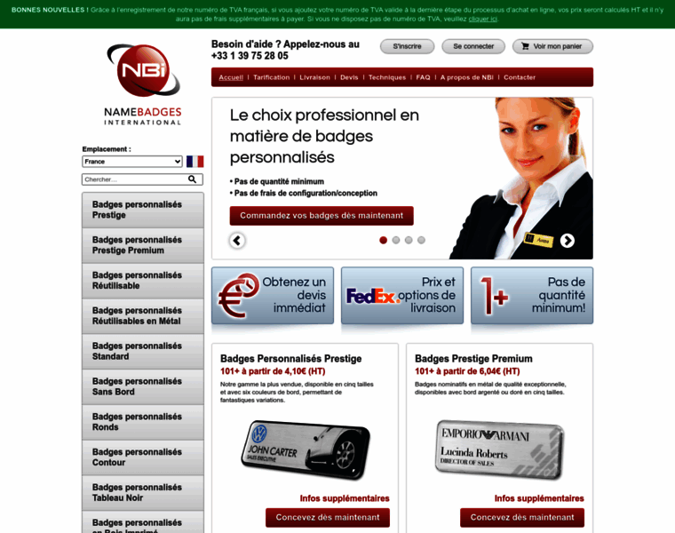 Namebadgesinternational.fr thumbnail