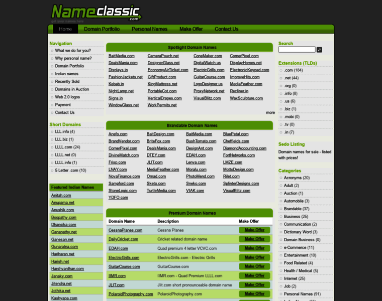 Nameclassic.com thumbnail