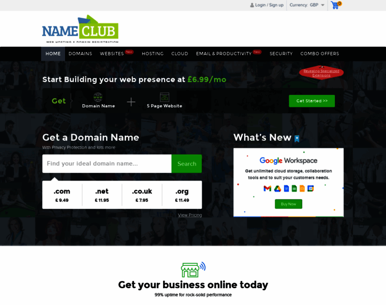 Nameclub.co.uk thumbnail