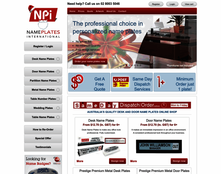 Nameplatesinternational.com.au thumbnail