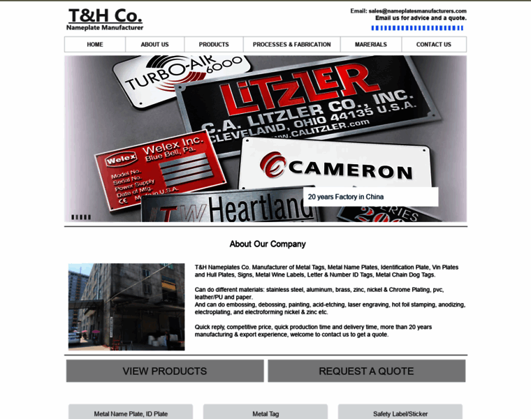 Nameplatesmanufacturers.com thumbnail