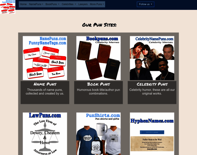 Namepuns.com thumbnail Namepuns.com thumbnail