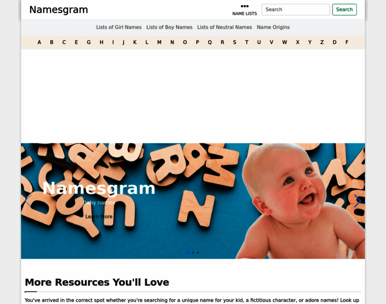 Namesgram.com thumbnail