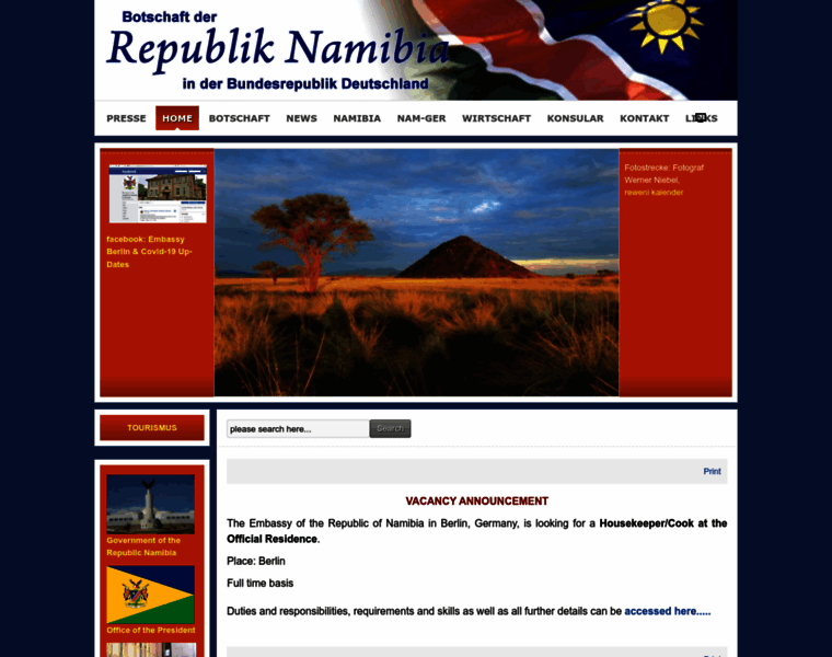 Namibia-botschaft.de thumbnail