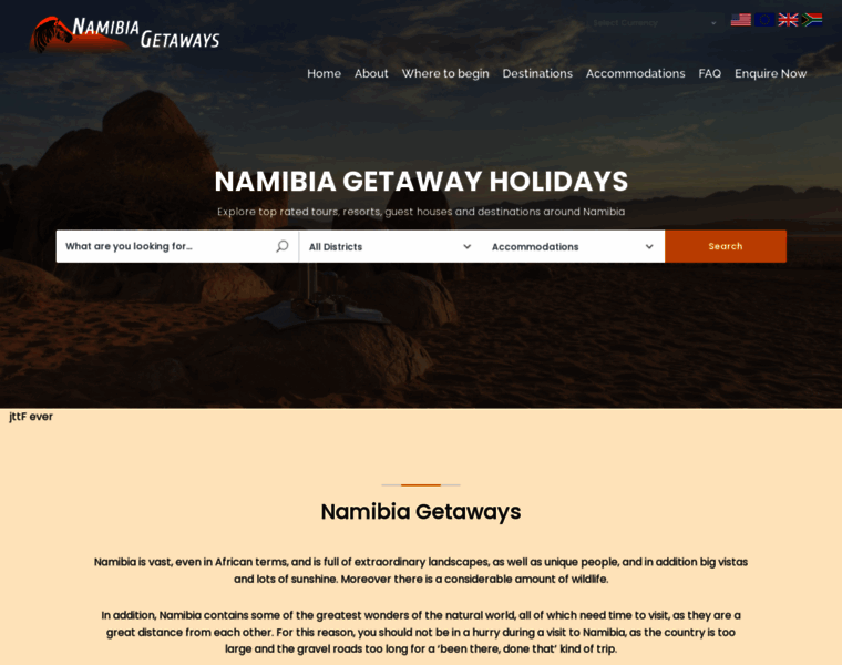 Namibia-getaways.com thumbnail