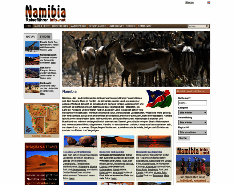 Namibia-travel.net thumbnail