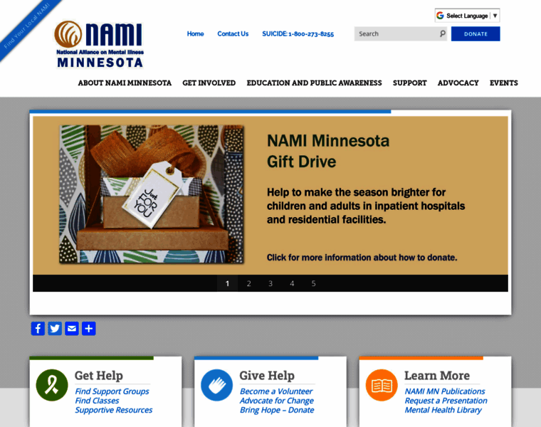 namihelps.org at WI. Home Page - NAMI Minnesota