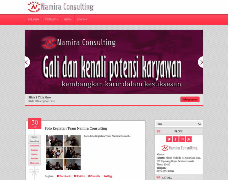 Namiraconsulting.com thumbnail