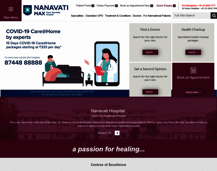 Nanavatihospital.org thumbnail