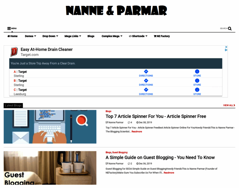 Nanneparmar.site thumbnail