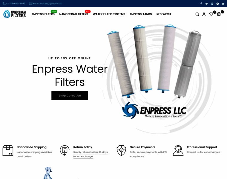 Nanoceramwaterfilters.com thumbnail Nanoceramwaterfilters.com thumbnail