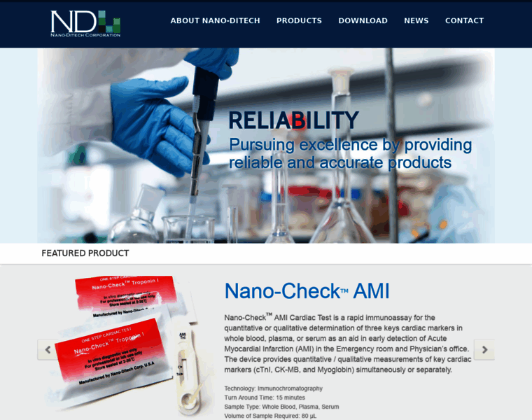Nanoditech.com thumbnail