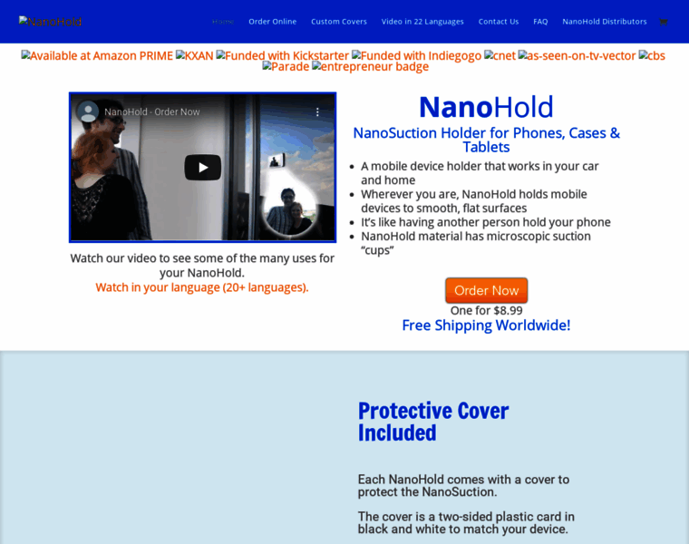Nanohold.com thumbnail