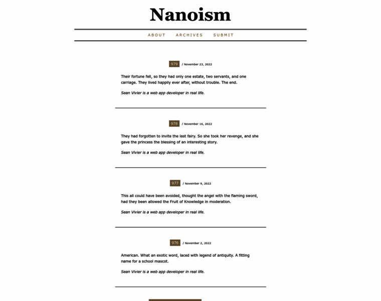 Nanoism.net thumbnail