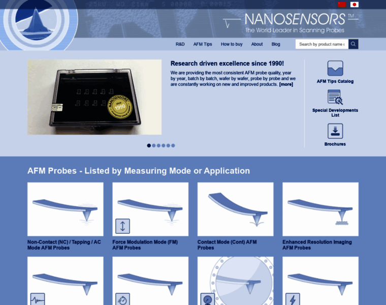 Nanosensors.com thumbnail