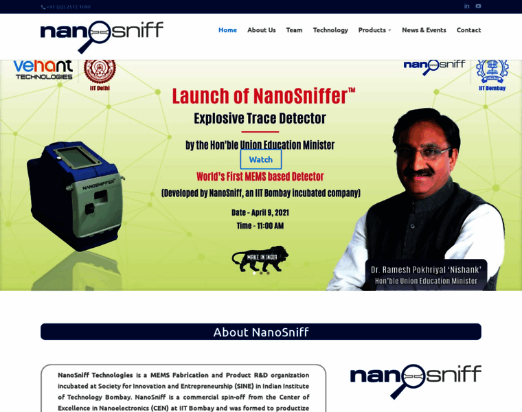 Nanosniff.com thumbnail