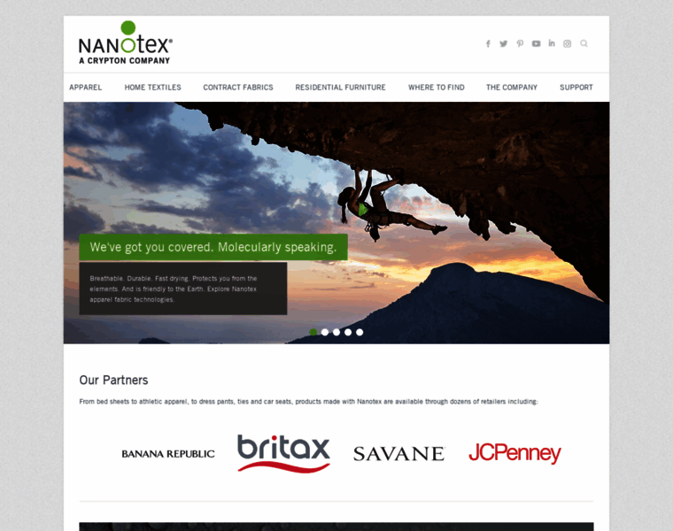 Nanotex.com thumbnail