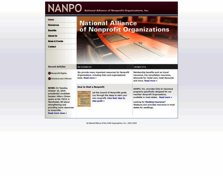 Nanpoinc.org thumbnail