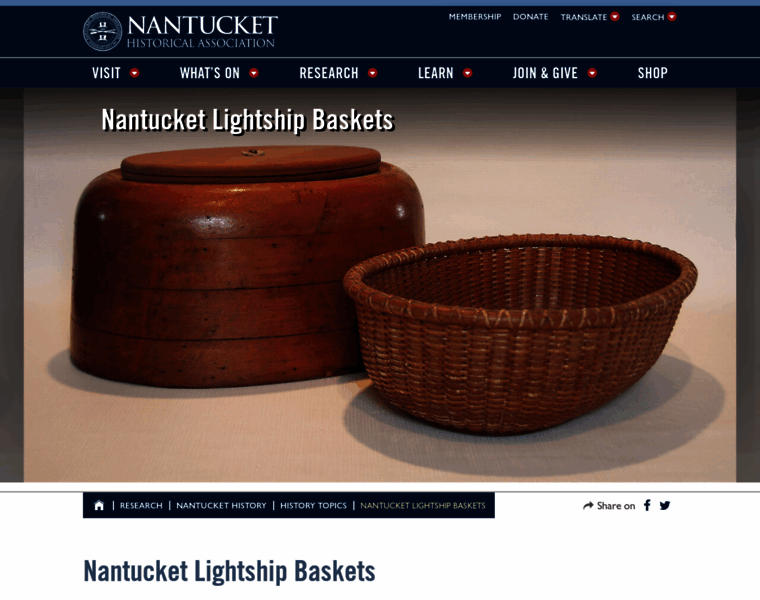Nantucketlightshipbasketmuseum.org thumbnail
