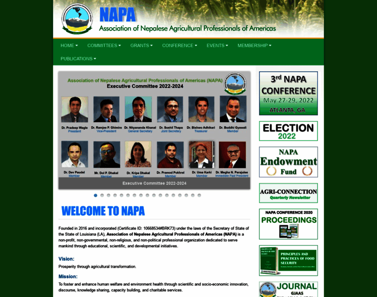 Napaamericas.org thumbnail