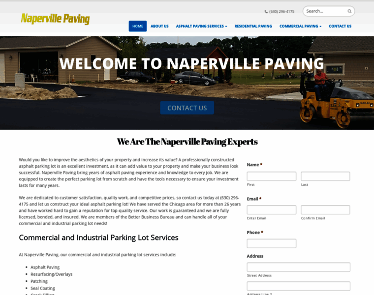 Napervillepaving.com thumbnail